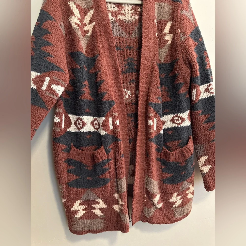 VICI Women’s Aztec Pattern Cardigan Sweater - Picture 3 of 6